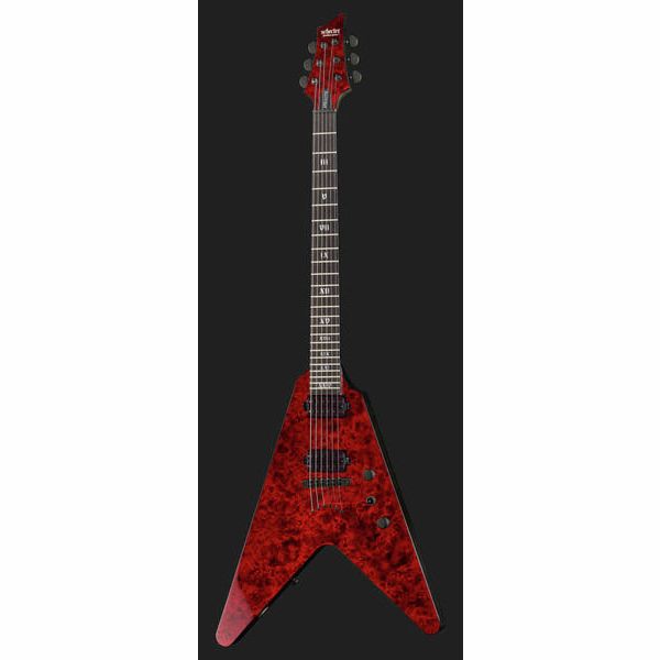 Guitare électrique Schecter V-1 Apocalypse Red Reign - Avis et Test