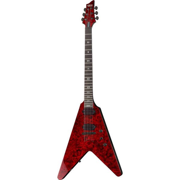 Guitare électrique Schecter V-1 Apocalypse Red Reign - Avis et Test