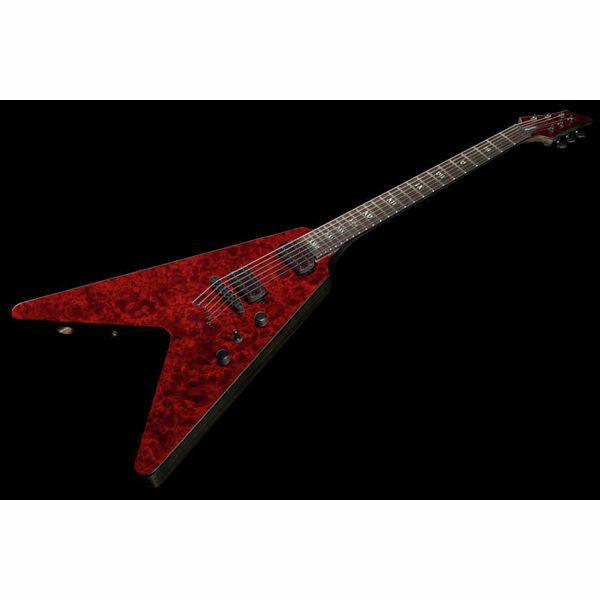 Guitare électrique Schecter V-1 Apocalypse Red Reign - Avis et Test