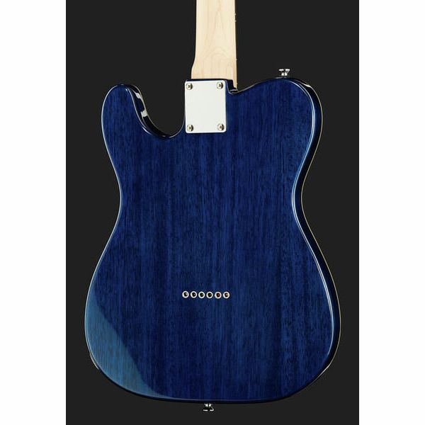 La guitare électrique Harley Benton TE-90QM HH Trans Blue : Test et Avis