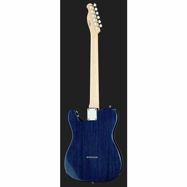 La guitare électrique Harley Benton TE-90QM HH Trans Blue : Test et Avis