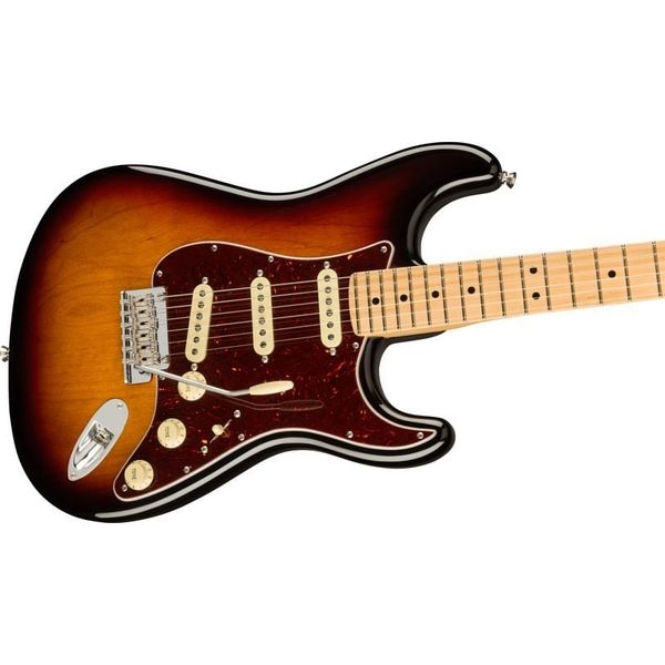 La guitare électrique Fender AM Pro II Strat MN 3TSB : Test, Avis