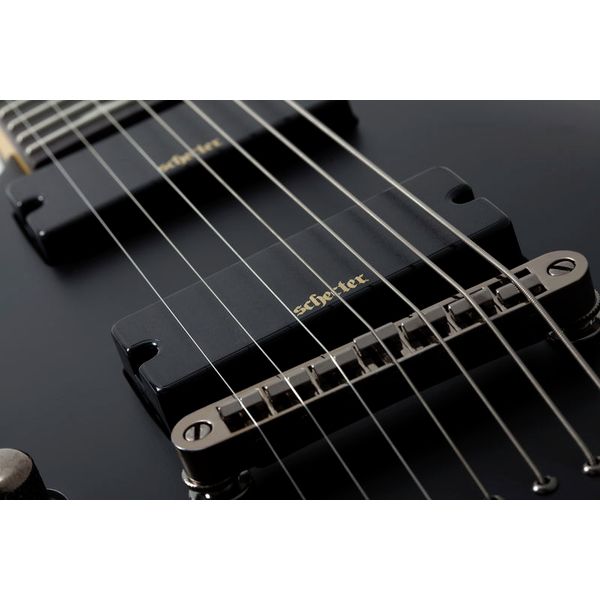 Guitare électrique Schecter Demon-7 LH SBK / Test, Avis, Comparatif