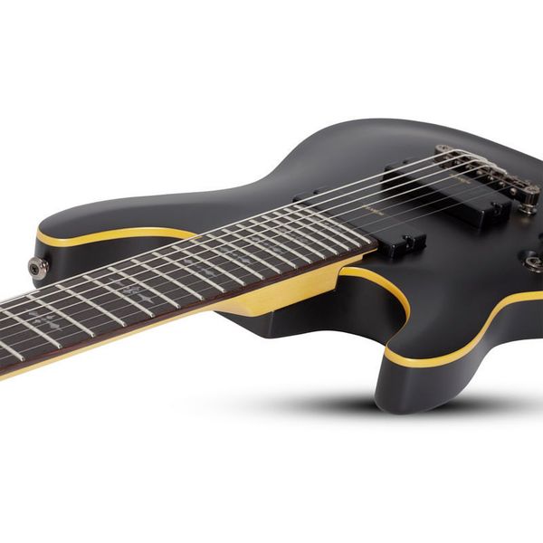 Guitare électrique Schecter Demon-7 LH SBK / Test, Avis, Comparatif