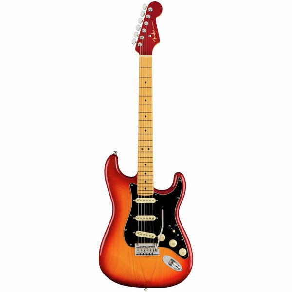 La guitare électrique Fender AM Ultra Luxe Strat MN PRB Test et Avis