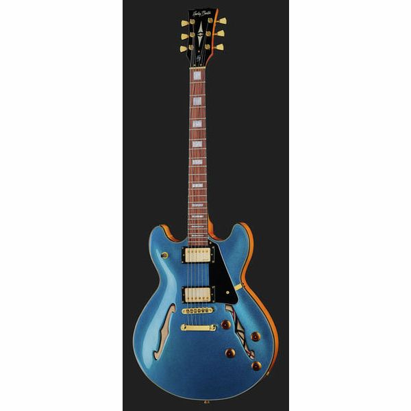 Harley Benton HB-35Plus Metallic Blue (Guitare électrique) / Test et Avis