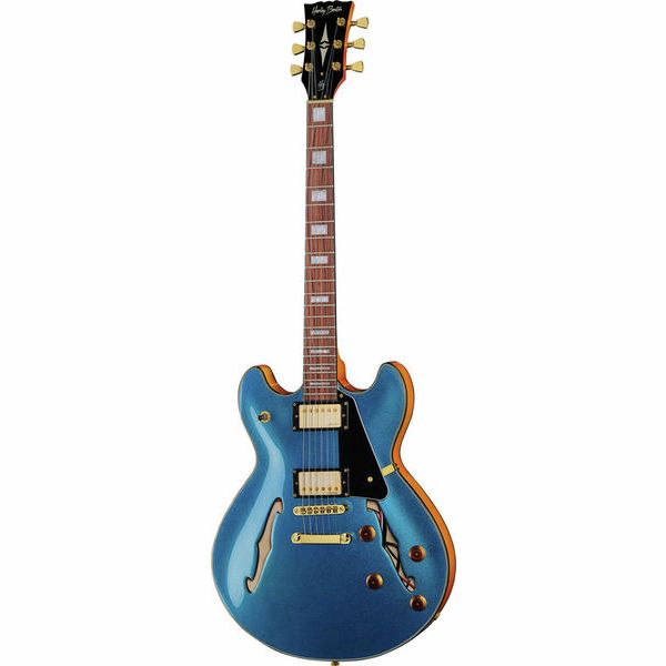 Harley Benton HB-35Plus Metallic Blue (Guitare électrique) / Test et Avis