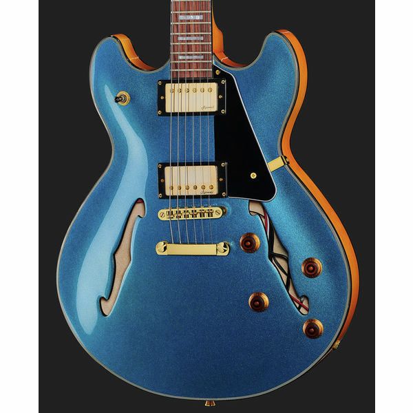 Harley Benton HB-35Plus Metallic Blue (Guitare électrique) / Test et Avis