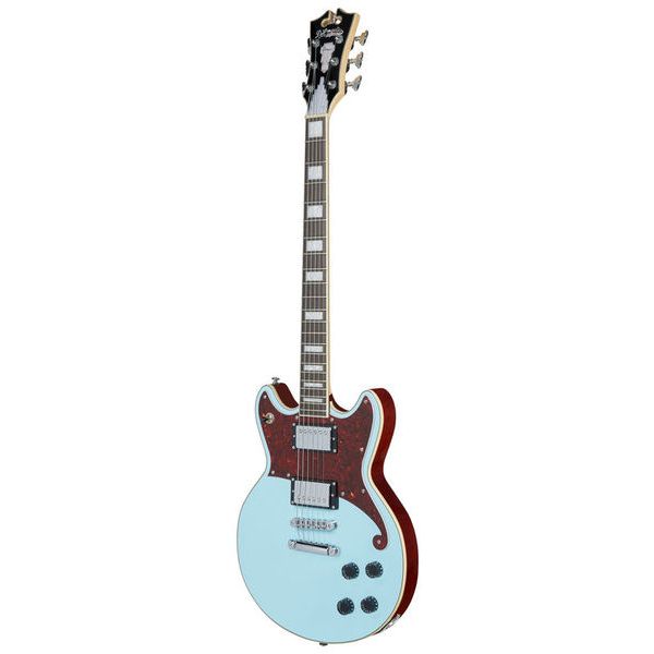 DAngelico Premier Brighton Sky Blue (Guitare électrique) Test, Avis, Comparatif