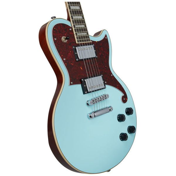 Guitare électrique DAngelico Premier Atlantic Sky Blue - Test, Avis, Comparatif