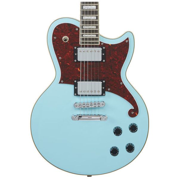 Guitare électrique DAngelico Premier Atlantic Sky Blue - Test, Avis, Comparatif