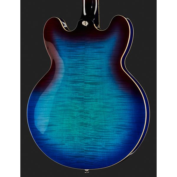 La guitare électrique Epiphone ES-335 Figured Blueberry Burst : Test, Avis et Comparatif