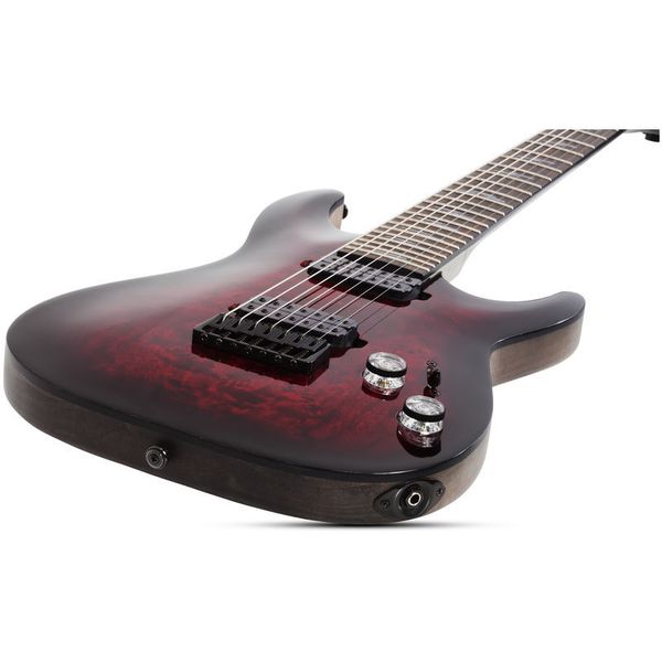 Schecter Omen Elite-7 Black Ch Burst (Guitare électrique) / Test et Avis