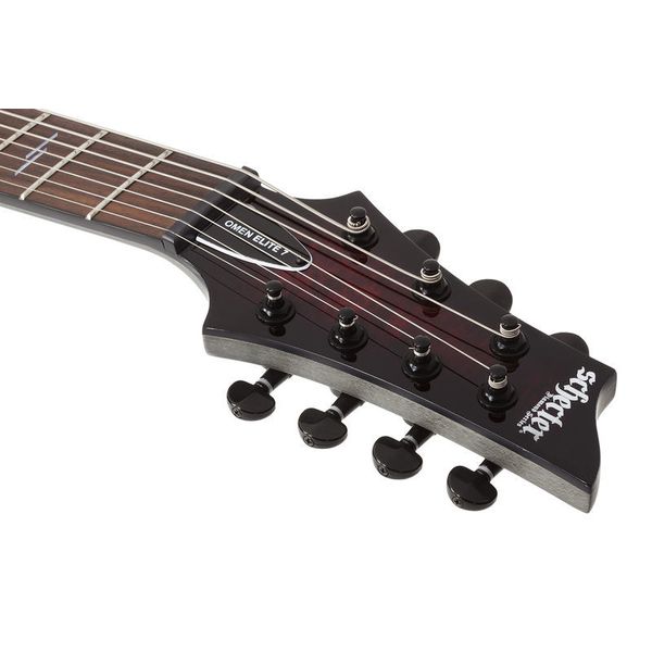 Schecter Omen Elite-7 Black Ch Burst (Guitare électrique) / Test et Avis