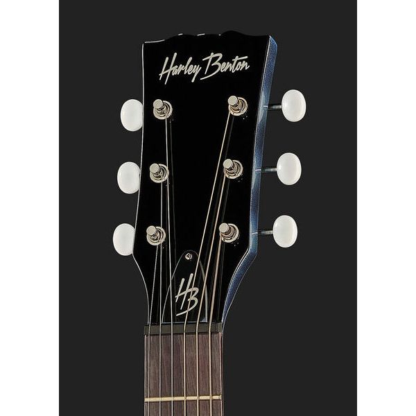 La guitare électrique Harley Benton DC-60 Junior LH Pelham Blue Avis & Test