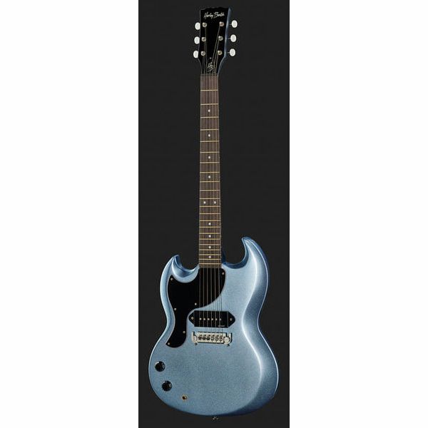 La guitare électrique Harley Benton DC-60 Junior LH Pelham Blue Avis & Test