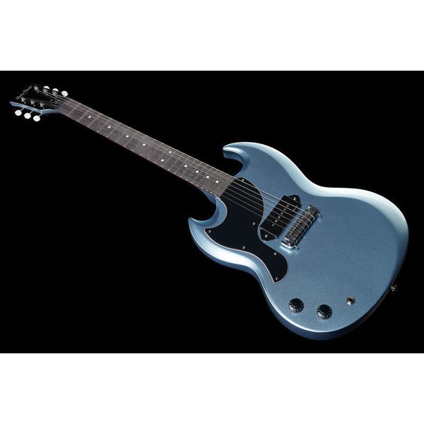 La guitare électrique Harley Benton DC-60 Junior LH Pelham Blue Avis & Test