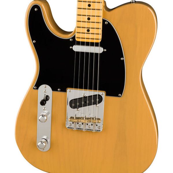 Guitare électrique Fender AM Pro II Tele LH MN BTB - Avis & Test