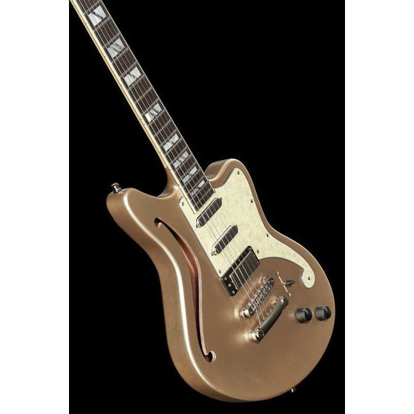 DAngelico Deluxe Bedford SH Desert Gold (Guitare électrique) / Test & Avis