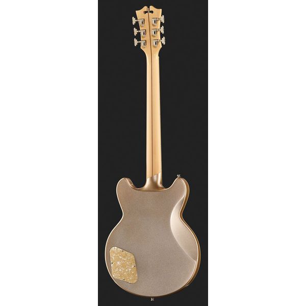 Guitare électrique DAngelico Deluxe Brighton Desert Gold Test et Avis