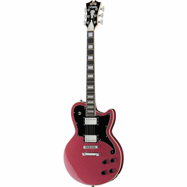 La guitare électrique DAngelico Premier Atlantic Oxblood Avis & Test