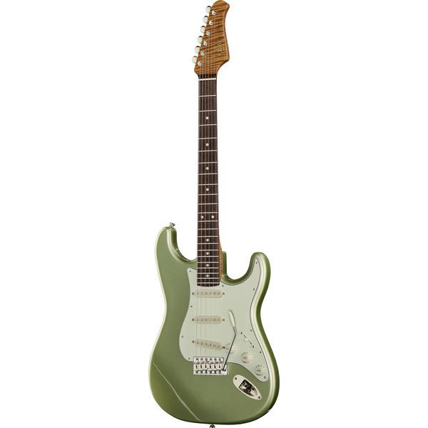 La guitare électrique Xotic Guitars XSC-1 Gold Lime RW Light Aged - Avis & Test