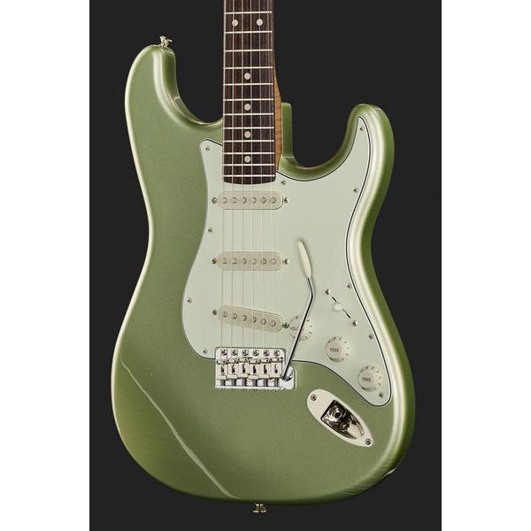 La guitare électrique Xotic Guitars XSC-1 Gold Lime RW Light Aged - Avis & Test