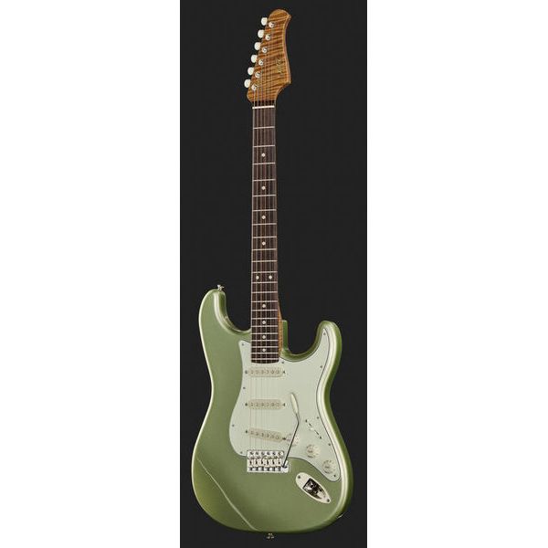 La guitare électrique Xotic Guitars XSC-1 Gold Lime RW Light Aged - Avis & Test