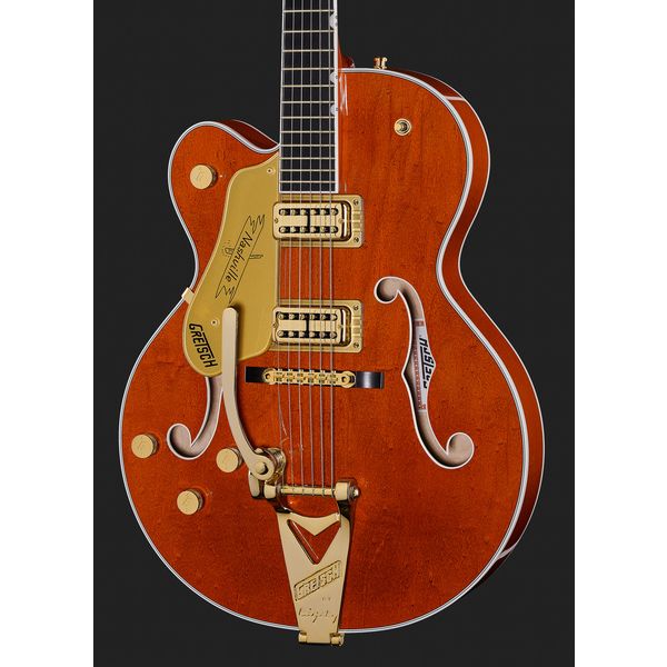 Guitare électrique Gretsch G6120TG-LH Pl.Ed. Nashv. ORG , Avis et Test