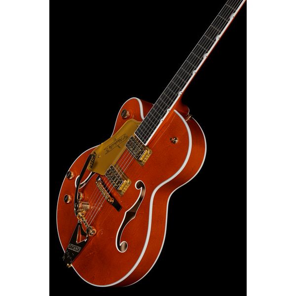 Guitare électrique Gretsch G6120TG-LH Pl.Ed. Nashv. ORG , Avis et Test