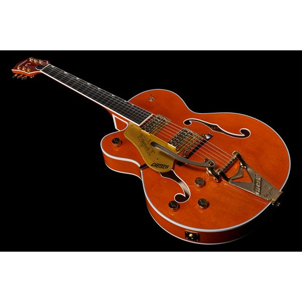 Guitare électrique Gretsch G6120TG-LH Pl.Ed. Nashv. ORG , Avis et Test