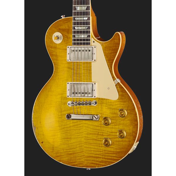 La guitare électrique Gibson Les Paul 59 Lemonburst UHA : Test, Avis & Comparatif