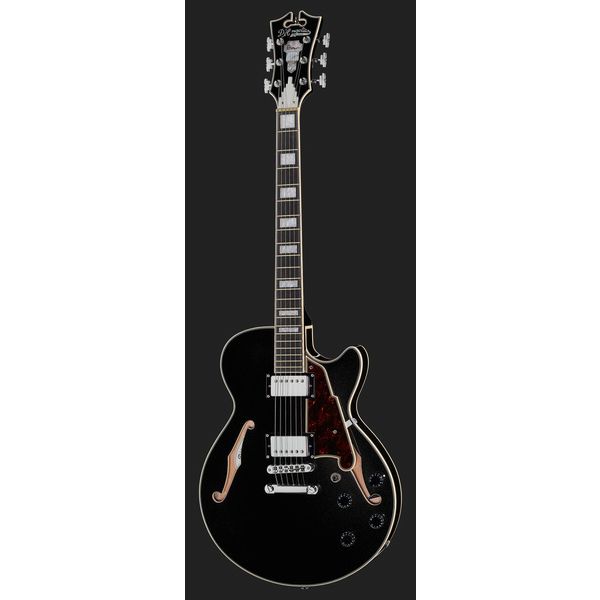 La guitare électrique DAngelico Premier SS Black Flake : Test, Avis