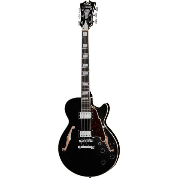 La guitare électrique DAngelico Premier SS Black Flake : Test, Avis