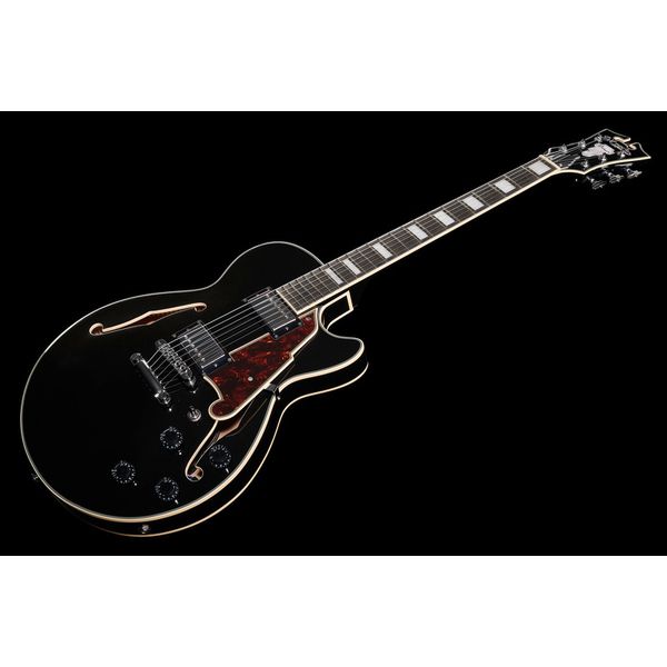 La guitare électrique DAngelico Premier SS Black Flake : Test, Avis