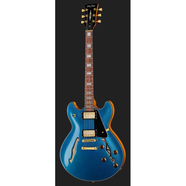 Guitare électrique Harley Benton HB-35Plus Metallic Blue w/Bag : Test, Avis & Comparatif