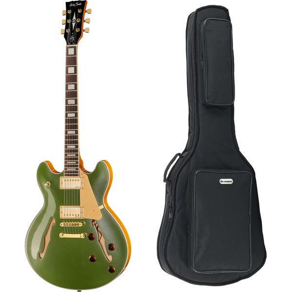 Harley Benton HB-35Plus Metallic Gree w/Bag (Guitare électrique) Test, Avis