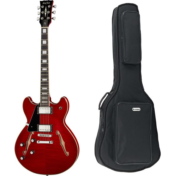 Harley Benton HB-35Plus LH Cherry w/Bag (Guitare électrique) Avis et Test