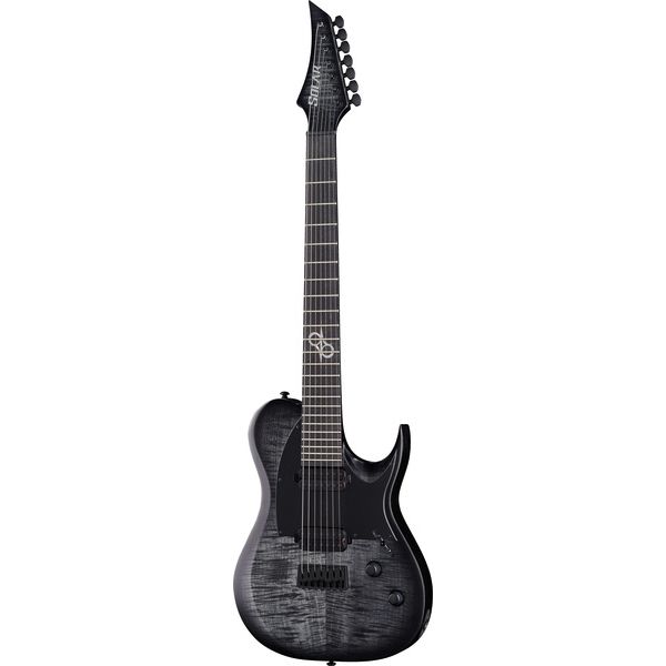 La guitare électrique Solar Guitars T2.7FBB-Flame Black Burst - Test et Avis