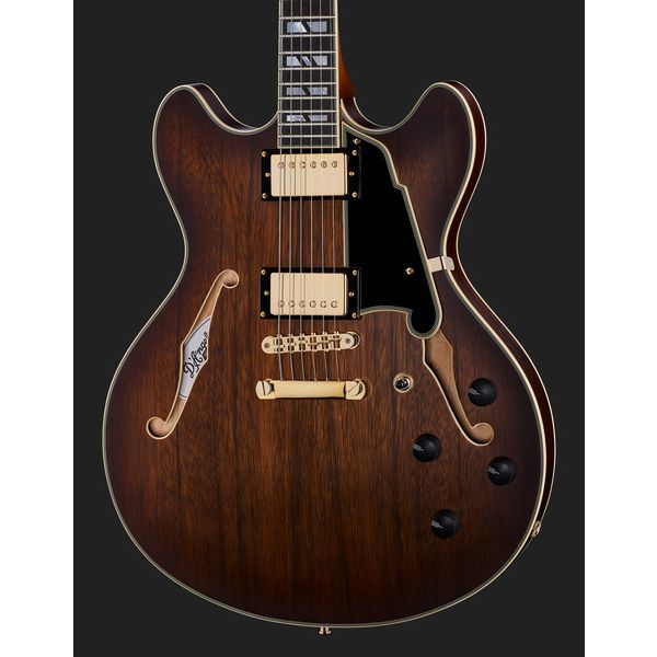 DAngelico Deluxe DC Satin Brown Burst (Guitare électrique) Test, Avis, Comparatif