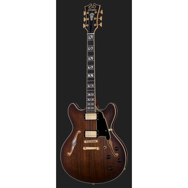 DAngelico Deluxe DC Satin Brown Burst (Guitare électrique) Test, Avis, Comparatif