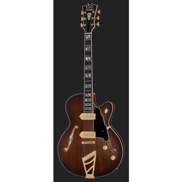 DAngelico Deluxe 59 Satin Brown Burst (Guitare électrique) / Avis et Test