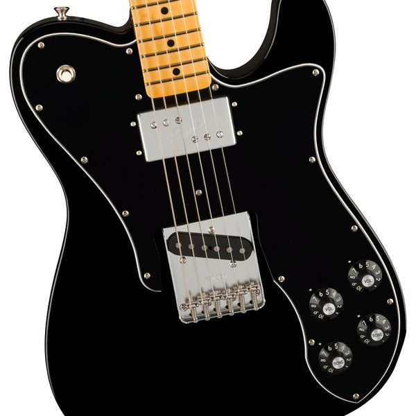 La guitare électrique Fender AV II 77 TELE CUSTOM MN BLK , Avis et Test