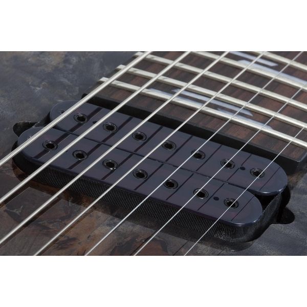 Guitare électrique Schecter Omen Elite-7 MS Charcoal / Test et Avis