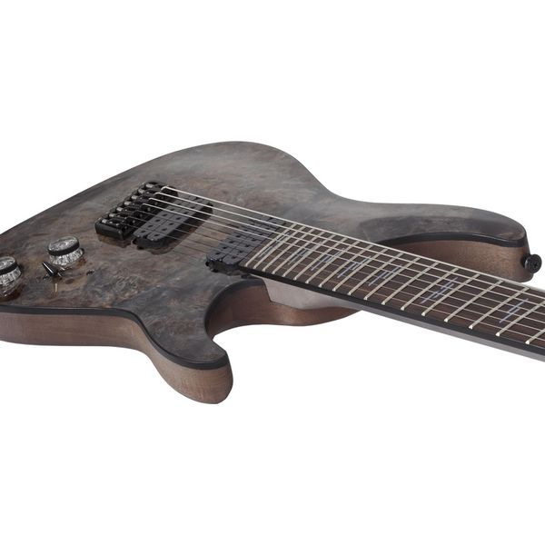 Guitare électrique Schecter Omen Elite-7 MS Charcoal / Test et Avis