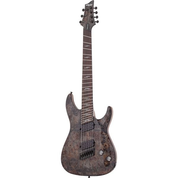Guitare électrique Schecter Omen Elite-7 MS Charcoal / Test et Avis