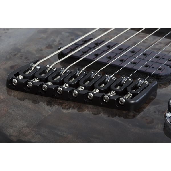 La guitare électrique Schecter Omen Elite-8 MS Charcoal / Test, Avis