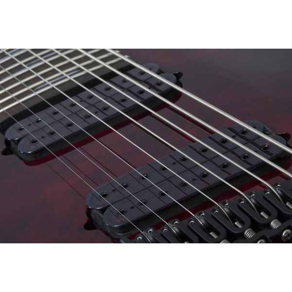 Schecter Omen Elite-8 MS BL Cherry LH (Guitare électrique) / Test, Avis & Comparatif