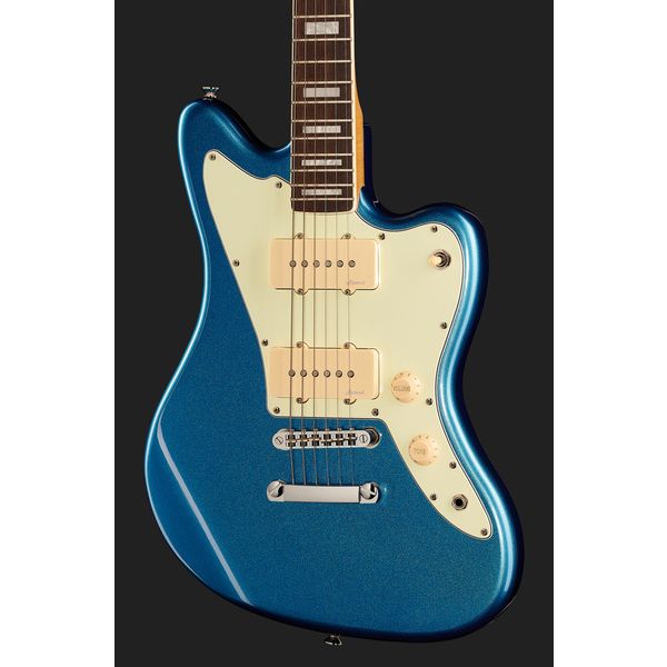 La guitare électrique Harley Benton JA-60CC Lake Placid Blue Avis, Test