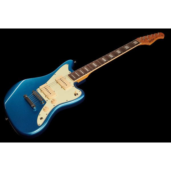 La guitare électrique Harley Benton JA-60CC Lake Placid Blue Avis, Test